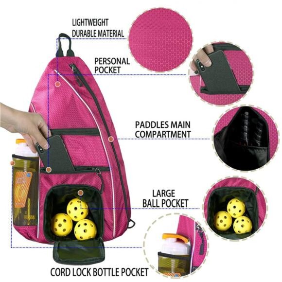 Pickleball Bag - Pickleball Bags for Women Men - Pickleball Backpack - - Picture 10 of 16